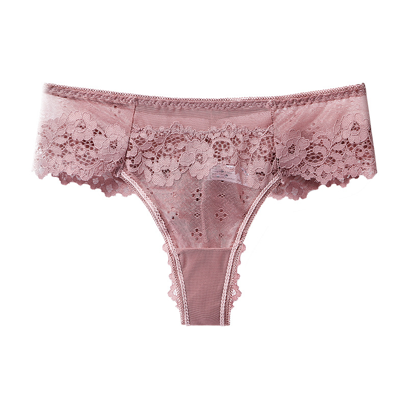 New sexy mesh lace underwear for women, pure desire, low waist, seamless, comfortable, sports briefs for women, breathable cotton crotch
