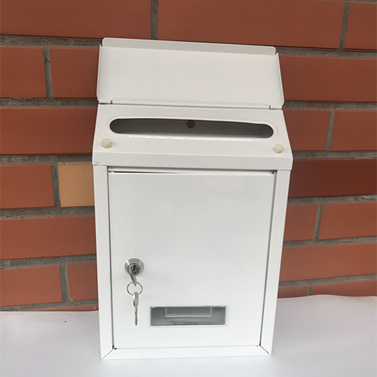 Unit household wall mailbox retro door lock letter box European garden outdoor rainproof mailbox wholesale