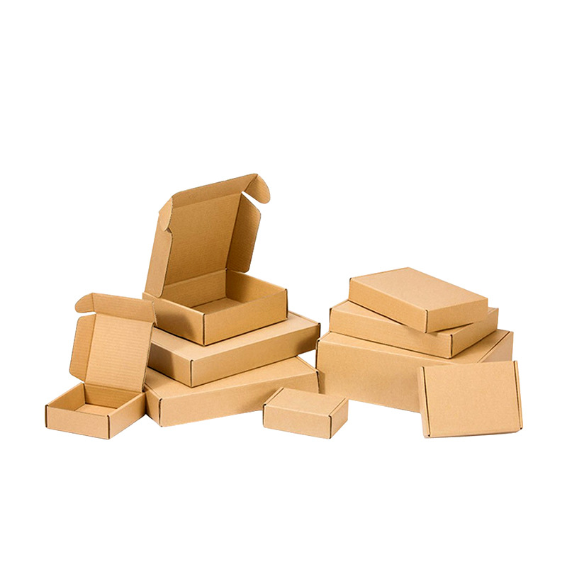 Factory wholesale aircraft box spot E-commerce packaging corrugated box Kraft paper clothing express carton aircraft carton
