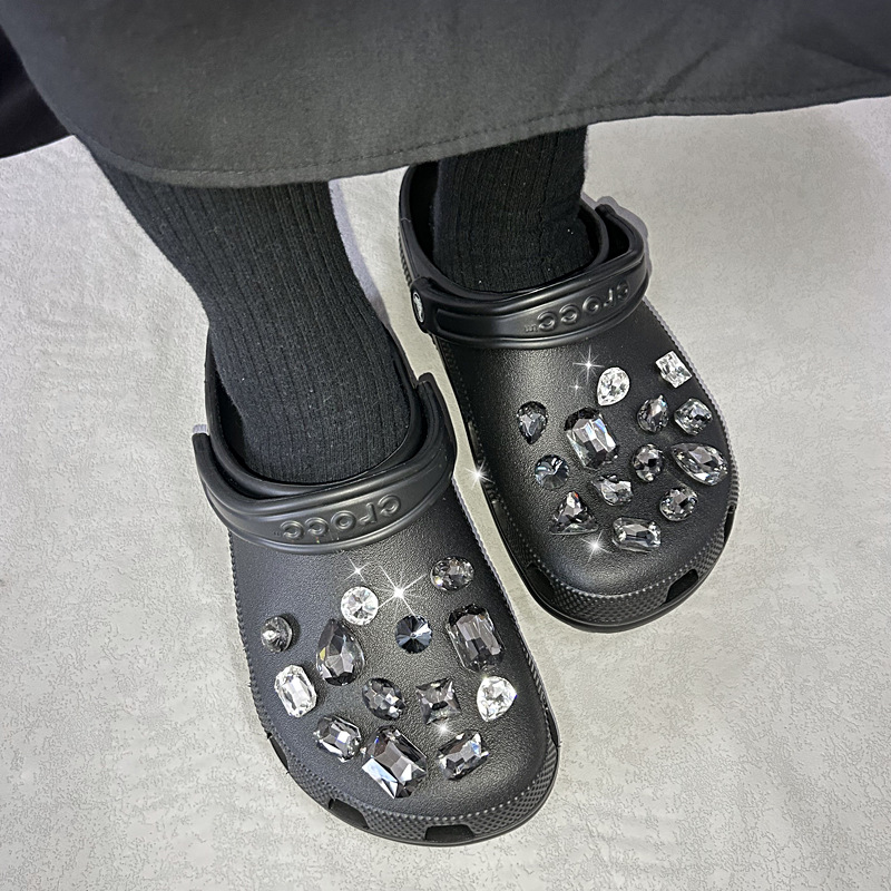 [sticky good delivery] new dark hole shoes decorative buckle three-dimensional buckle shoes flower shoe buckle diy accessories