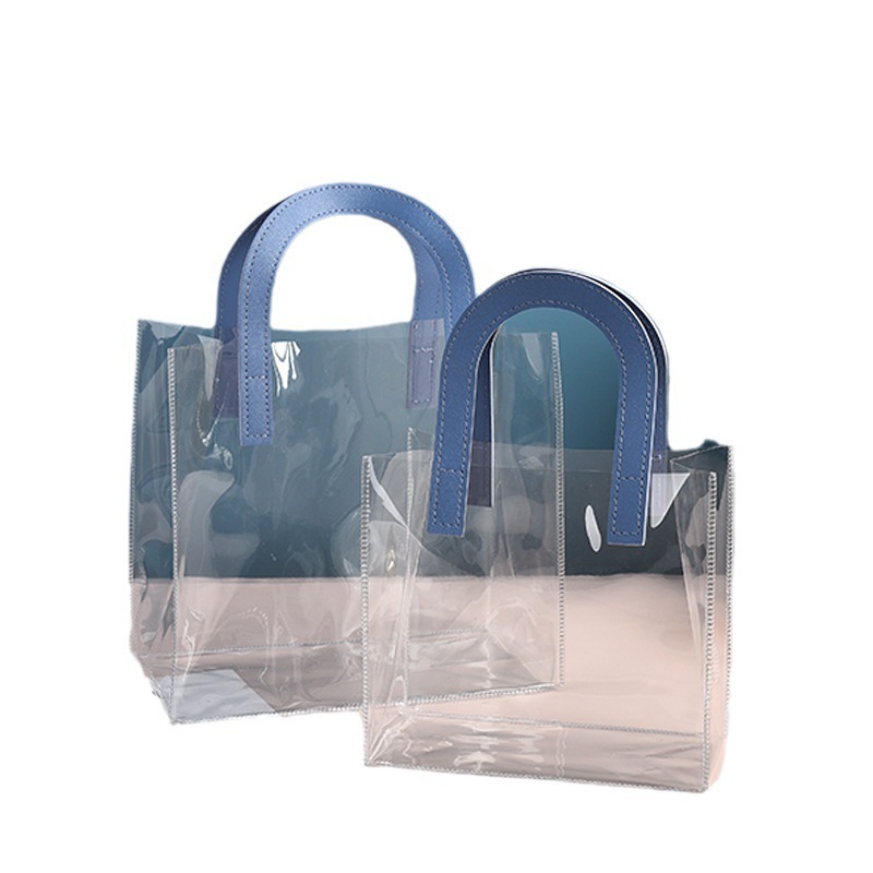 Wholesale gift pvc handbag U-shaped candy gift bag ins style plastic hand jelly bag in stock