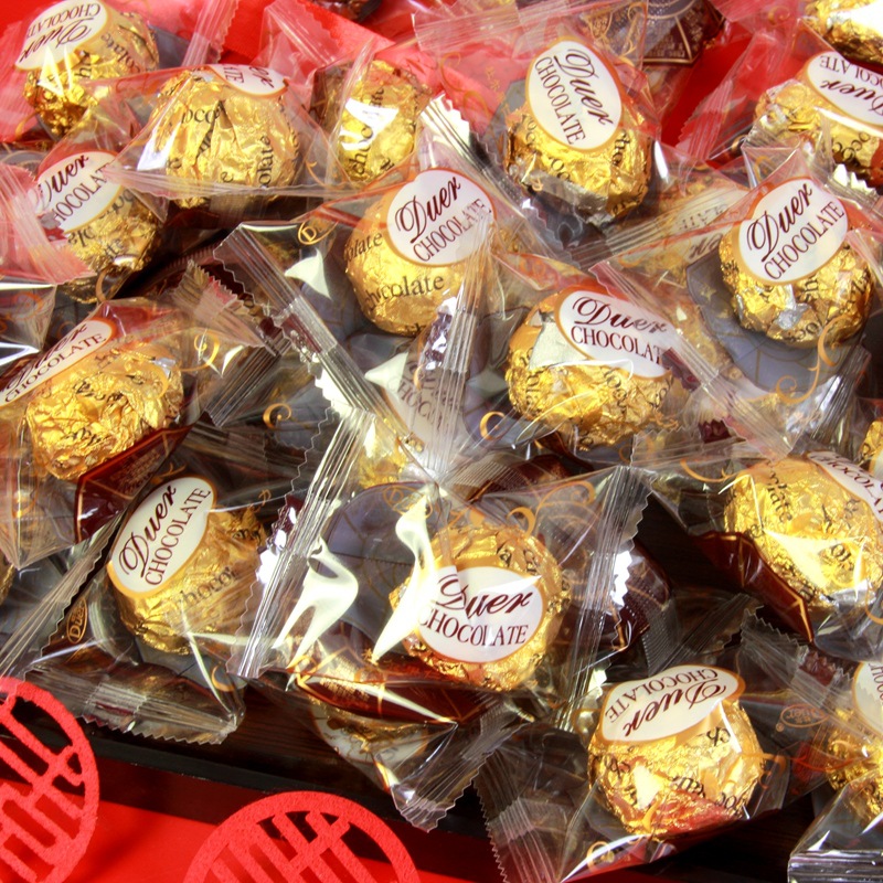 Jinsha Bulk Sandwich Nut Chocolate Spring Festival New Year Gift Wedding Candy Valentine's Day Independent Packaging