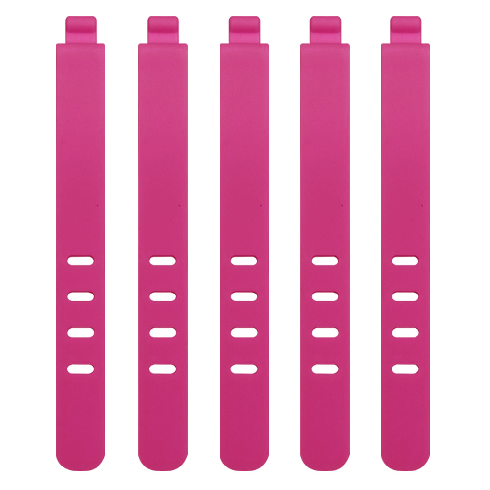 95mm four-hole silicone data cable tie winder earphone cable charging line digital storage organizer cable