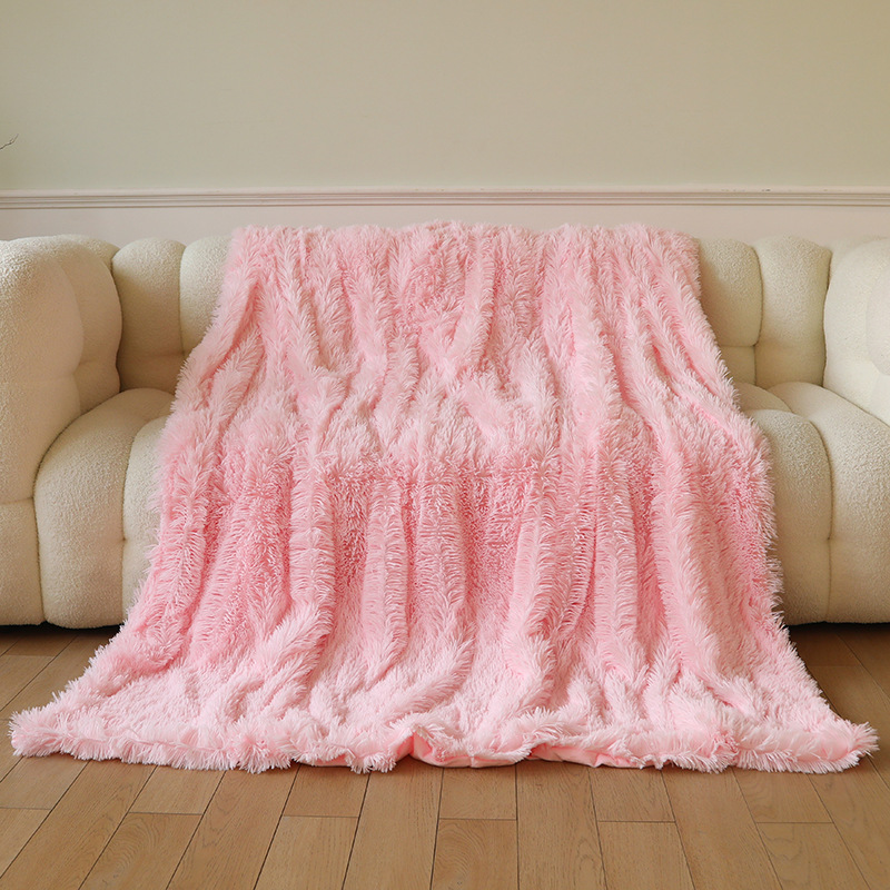 Wholesale pink gift children's decorative blanket wedding photo background props ins Wind blanket lunch break nap blanket