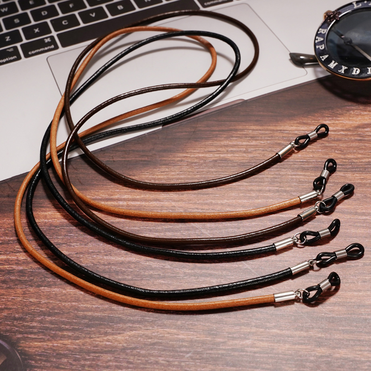 Cowhide Glasses Rope Glasses Lanyard Glasses Protective Rope Chain Neck-hanging Glasses Rope Glasses Anti-loss