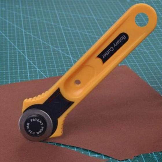 28mm 45mm small round blade cutting leather rotating wheel cloth knife cutting paper cutting cloth blade round hob wholesale