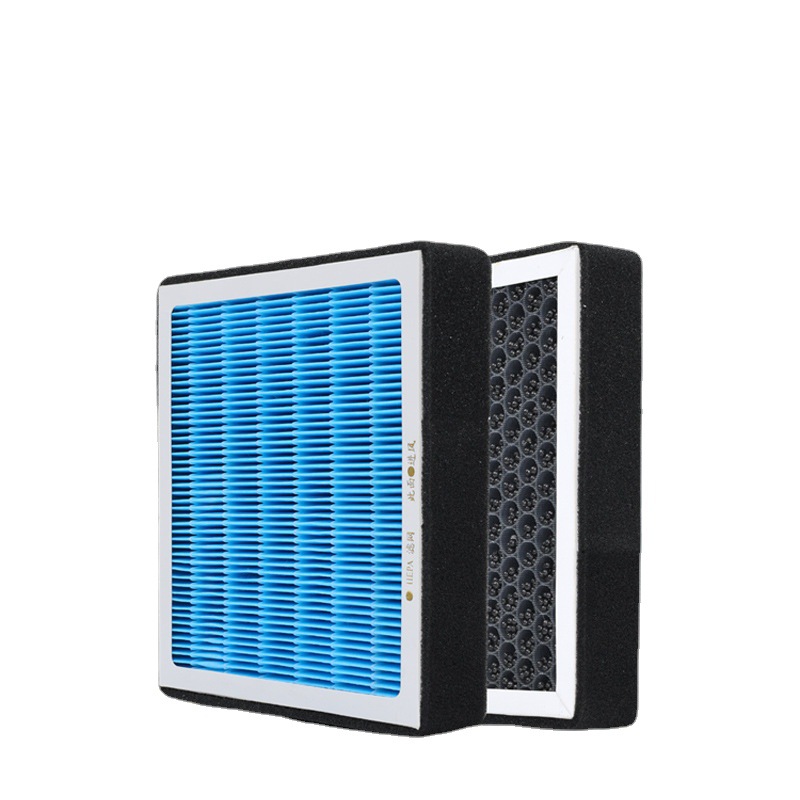 Aromatherapy car air conditioning filter element factory direct HEPA efficient meltblown cloth fragrance N95 activated carbon PM2.5 sterilization