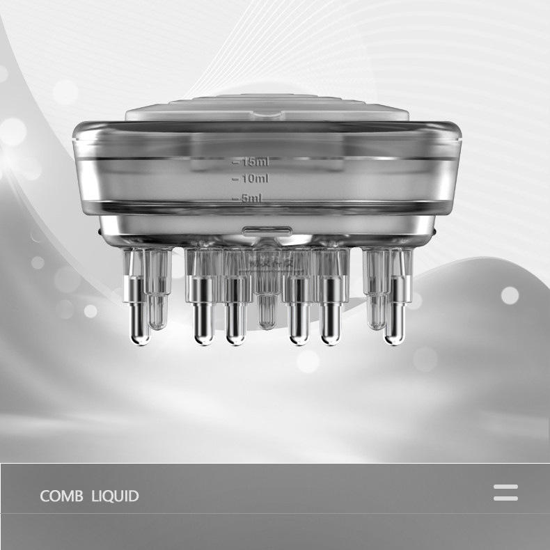 Scalp hair care comb can add hair care liquid oil beauty tools cross-border Medicine Guide medicine hair care comb factory wholesale