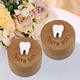Modern Simple Baby Deciduous Teeth Box Children's Teeth Collection Commemorative Box for Fetal Hair Umbilical Cord Preservation Wooden Box