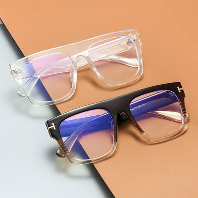 Foreign Trade Anti-Blue Light Optical Resin Presbyopic Glasses Running Rivers and Lakes European and American Fashion Box Far Vision Glasses Cross Border