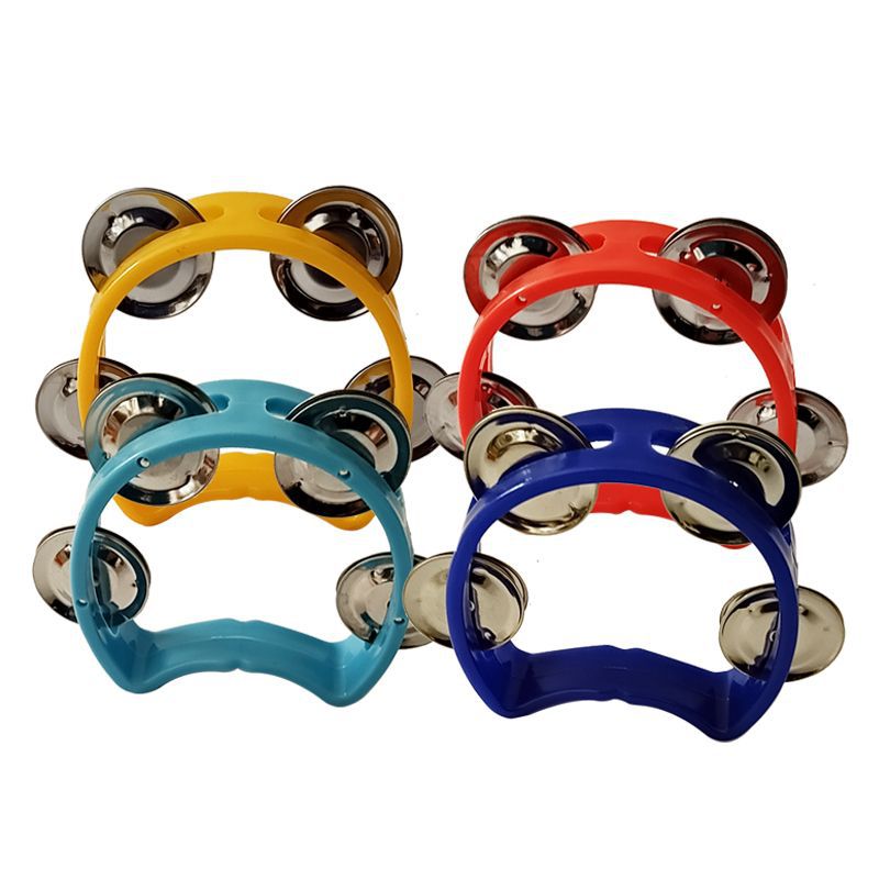 Flower drum ring small four bell ring manufacturers wholesale Orff percussion instrument kindergarten teaching aids parent-child toy hand bell