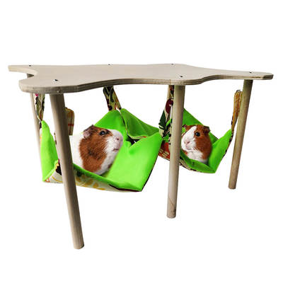 Parrot Totoro Jumping Table Hammock Set Table Bird Toy Loft Swing