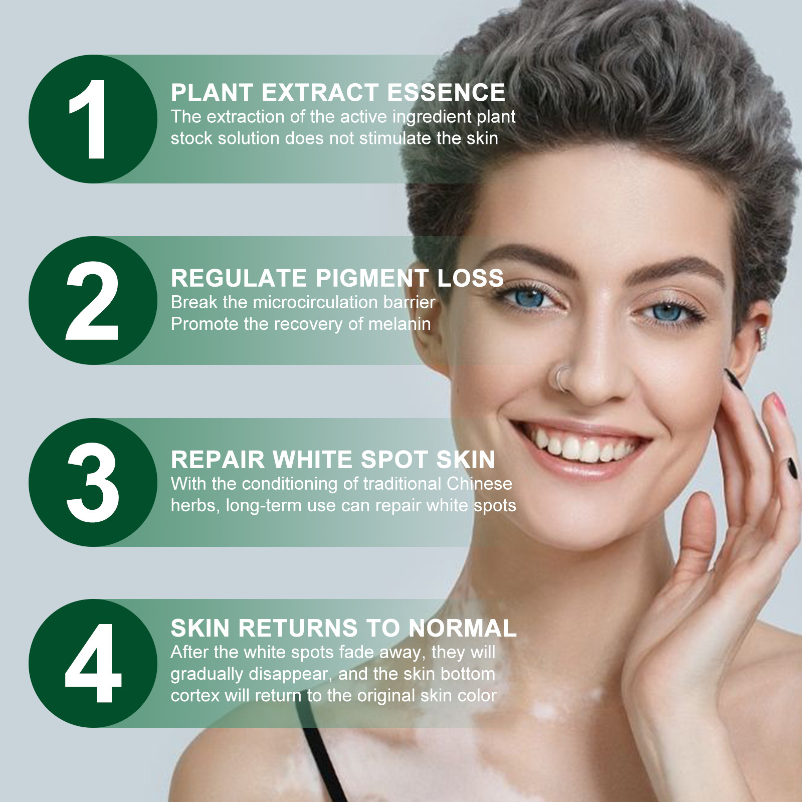 South Moon white spot care cream white spot sweat spot flower spot body skin care external skin care cream