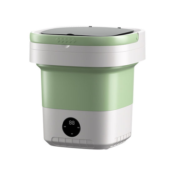 Cross-border folding 12L mini washing machine 8L elution one small student dormitory portable underwear washing machine