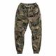 Summer Korean version of cotton leggings men's elastic belt camouflage casual pants trend loose labor protection work pants wholesale
