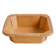Disposable Kraft paper lunch box takeaway fruit cutting box fruit packing box dessert light food salad octagonal Bento paper bowl