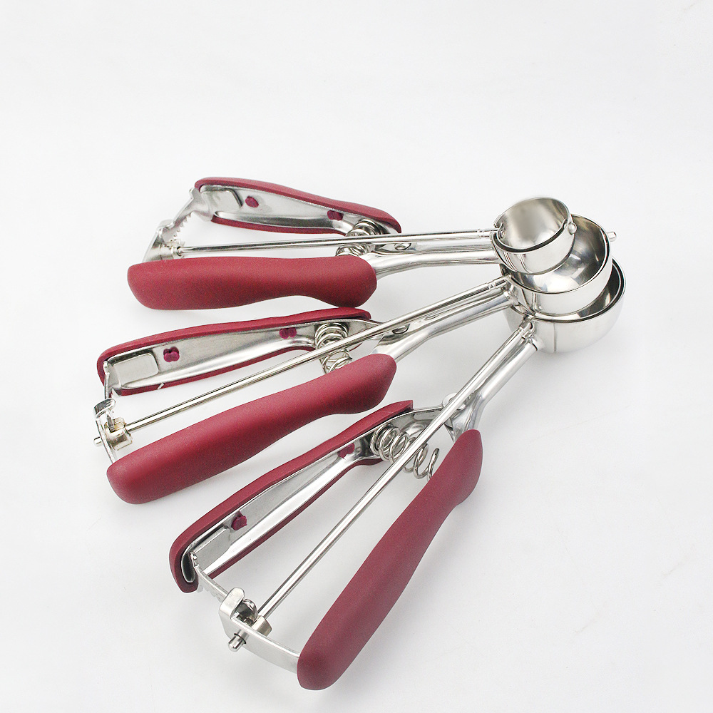 Spot 304 Stainless Steel Spoon Ice Cream Spoon Ice Cream Ball Digger Ice Cream Spoon Fruit Spoon Dessert Spoon