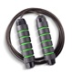 Steel wire rope skipping (black green)