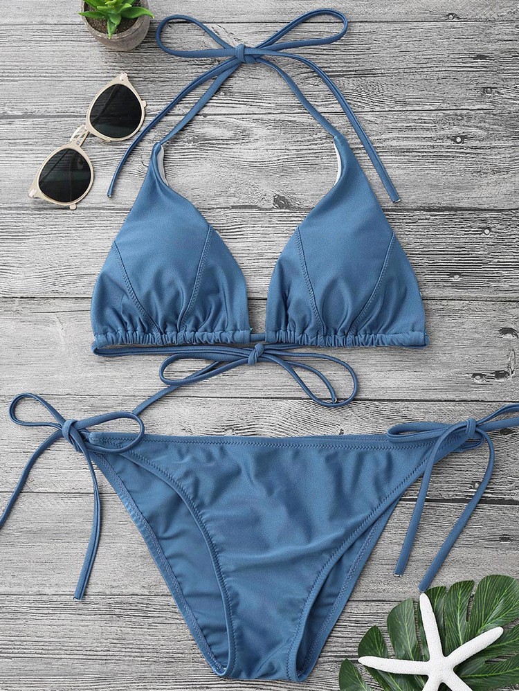 Factory supply cross-border for 2023 new swimsuit Europe and America sexy bikini stitching bikini