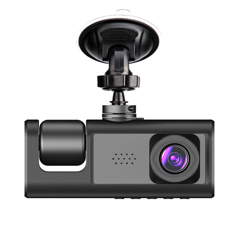 Новый 2-дюймовый экран вождения рекордер 3-way HD 1080P три объектива Парковка Мониторинг с ночного видения автомобиля DVR