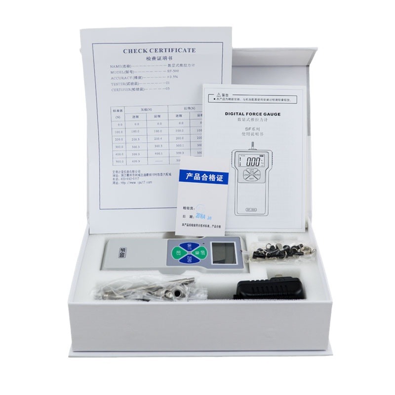 SF-500 digital push-pull force meter 0-500N electronic thrust force meter pull force meter SF-2-500N digital force meter