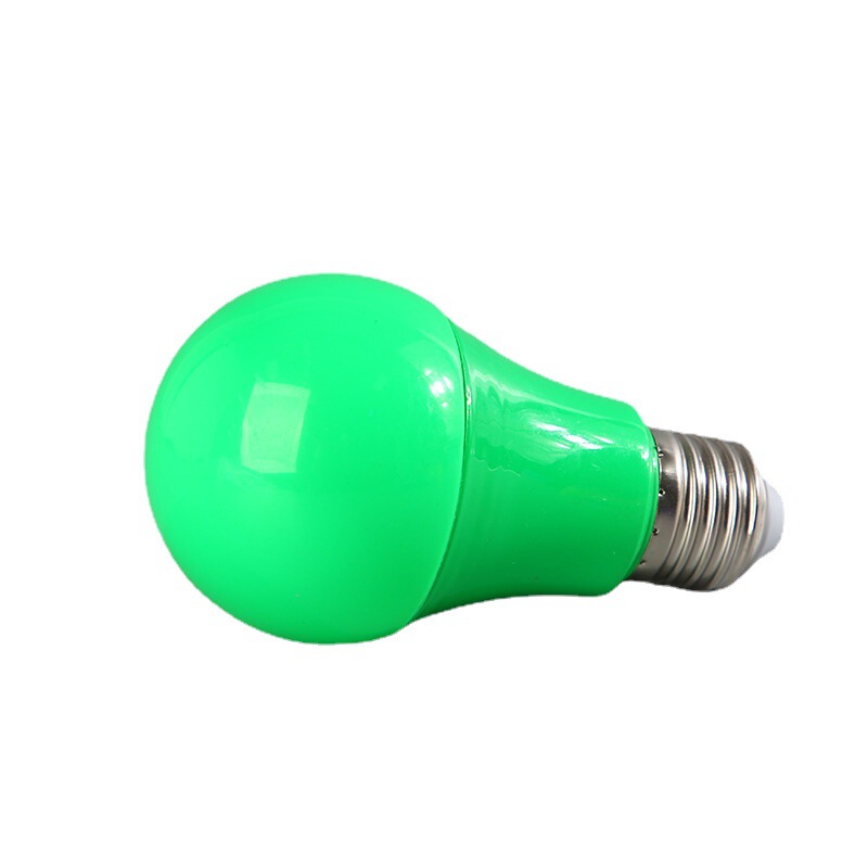 Ledカラープラスチックバッグアルミ電球a60電球寝室リビングホテルレストラン装飾電球雰囲気ランプ照明灯|undefined