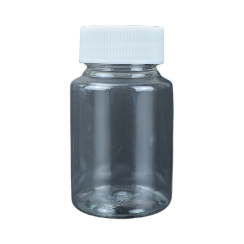 Wholesale 15 30 50 80 100ml plastic bottle transparent large mouth bottle sealed capsule wide mouth bottle PET medicine bottle