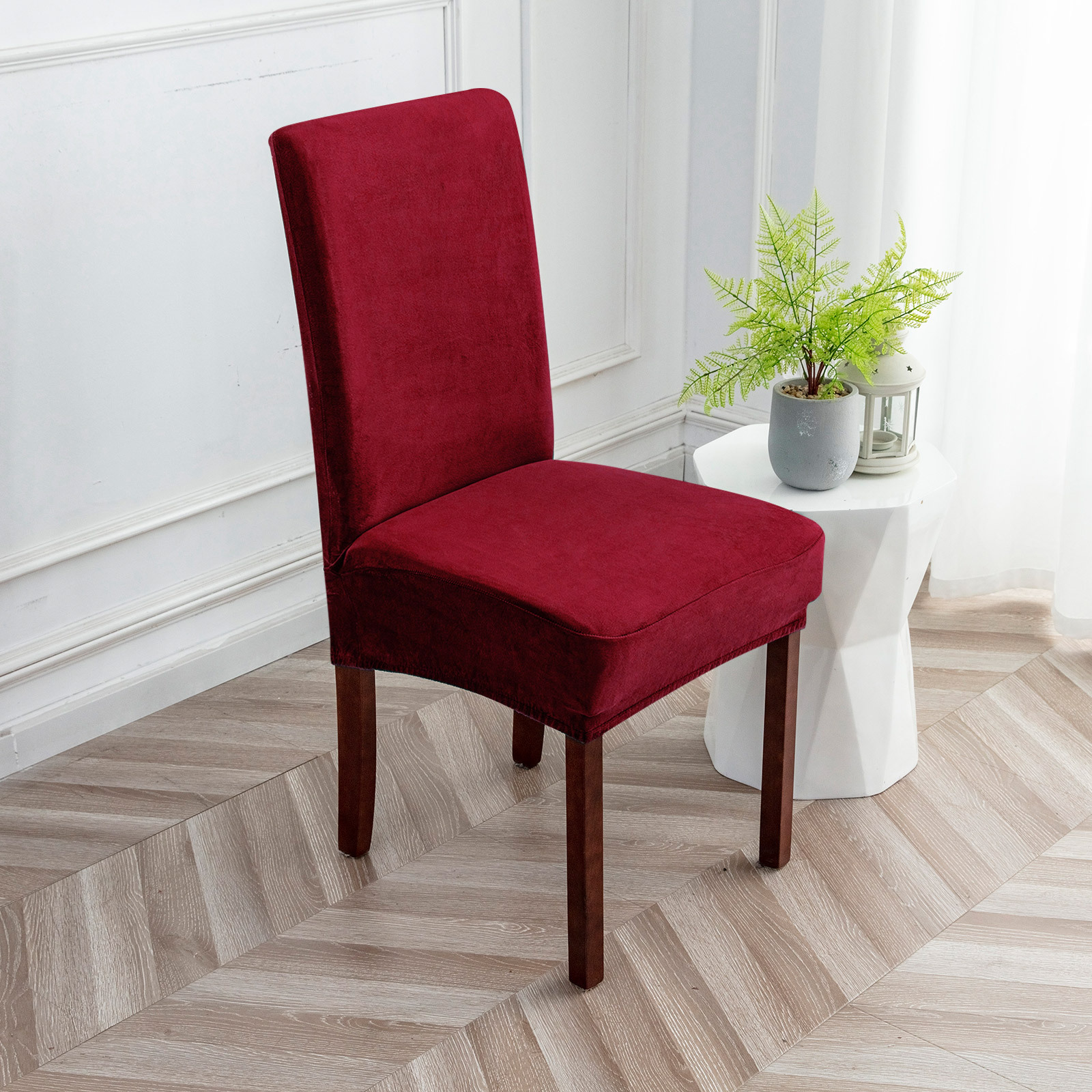 Silver Fox velvet chair cover Silver Fox velvet cover household dust cover