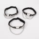 C0337 Cross-border Diablo Exaggerated Leg Ring Leather Love Chain Rivet Geometric Harajuku Style Leg Chain Foot Ring Female