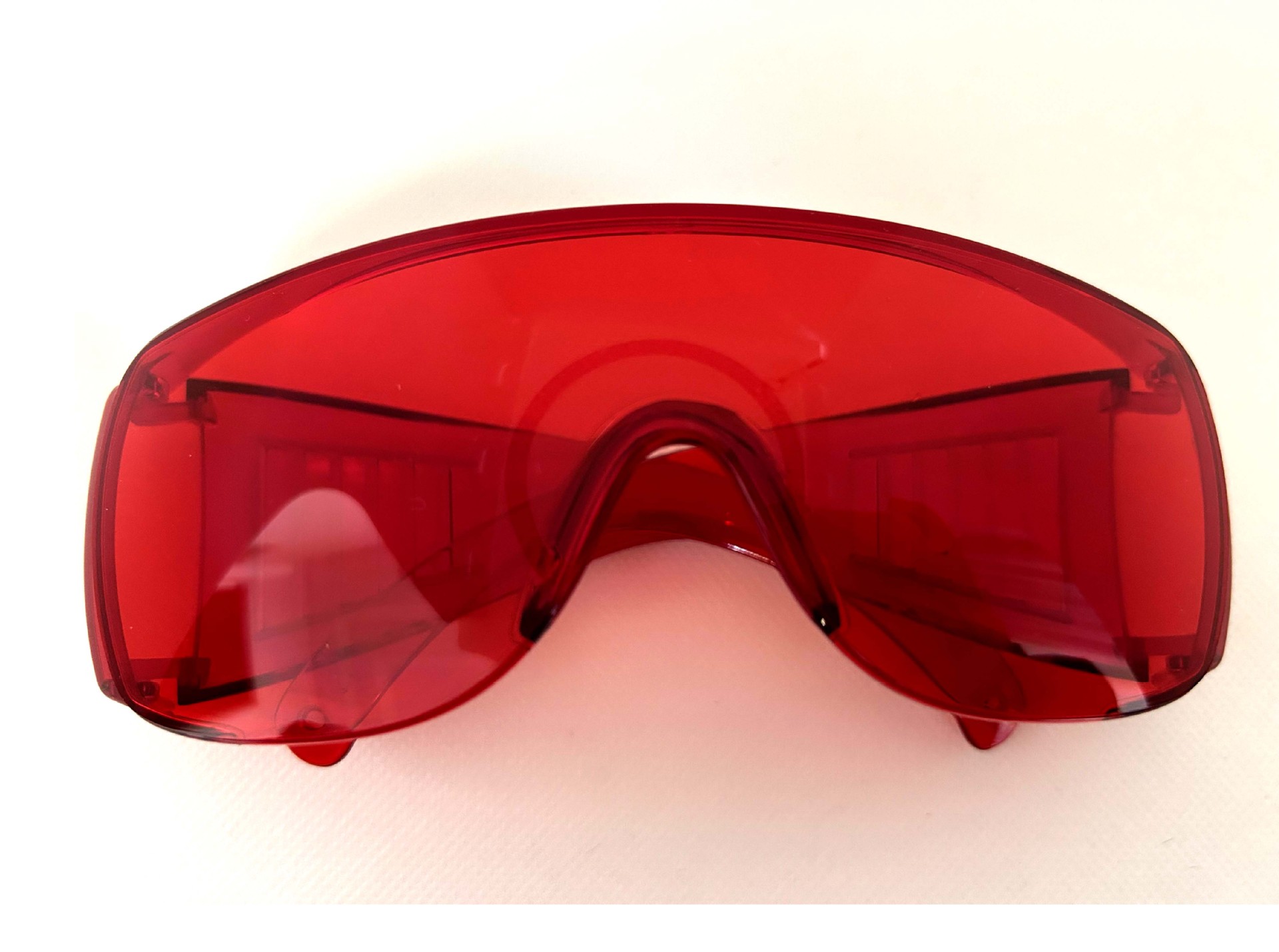 Blinds reinforced red glasses hair removal instrument Laser Mirror beauty instrument protective glasses
