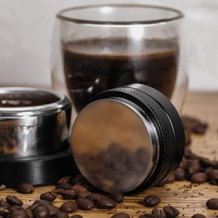 Stainless steel coffee cloth powder machine three leaf cloth powder machine 51mm53mm double head dual-purpose powder hammer 58 coffee powder machine