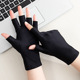 Female half finger black -1 pair