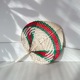 Red green-bamboo fan 30*38cm