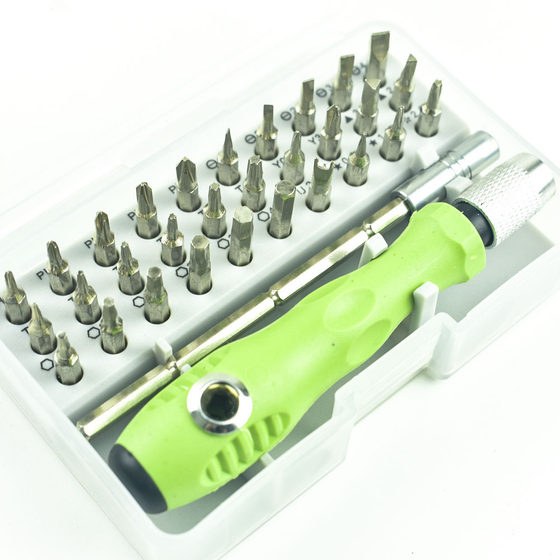 32-in -1 Clock Mobile Phone Disassembly Installation and Maintenance Household 7389 Hardware Tools Multi-use Screwdriver suit