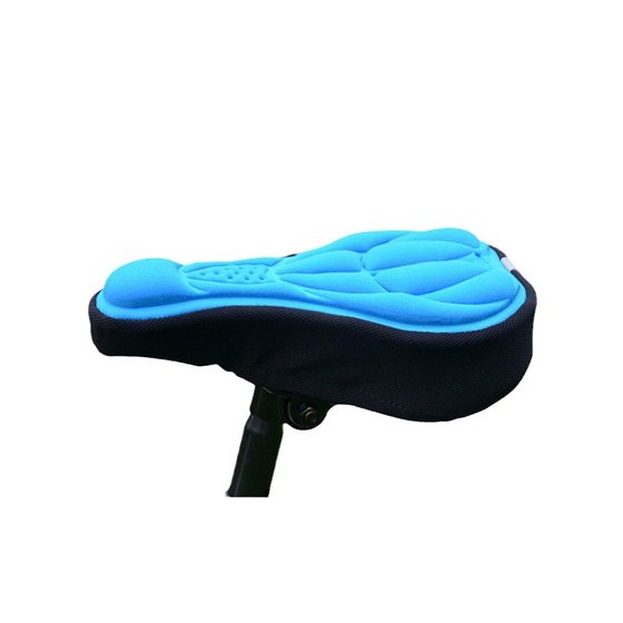 Mountain Bike Cushion 3D Cushion Cover Bicycle Bicycle Thickened Silicone Sponge Cushion Soft Saddle Equipment Accessories Seat Cover