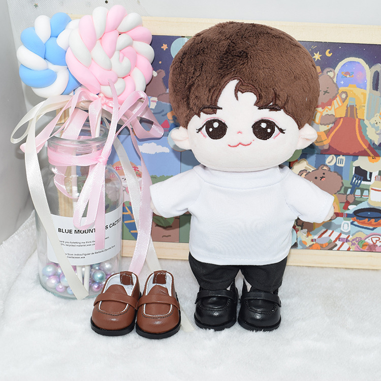 20cm Cotton Doll Shoes EXO Idol Uniform Shoes Toy Accessories 20cm Doll Shoes