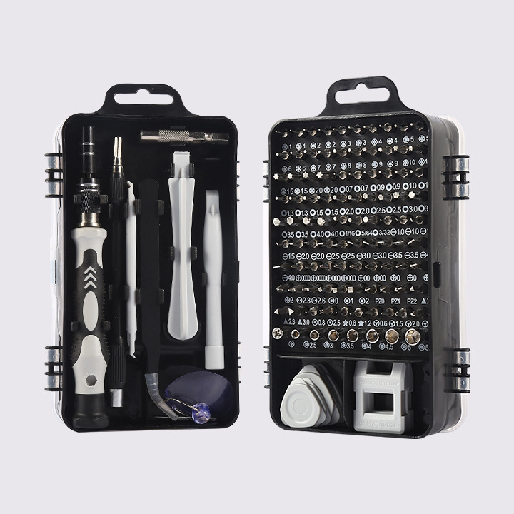 115-in-1 cross-border clock mobile phone disassembly repair screwdriver hardware tools batch head Group suit one-piece delivery