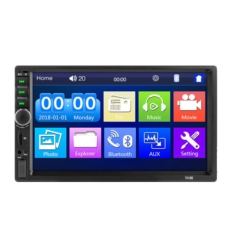 24V car MP5 player bus truck bus universal machine 7 inch HD car MP5 player Bluetooth