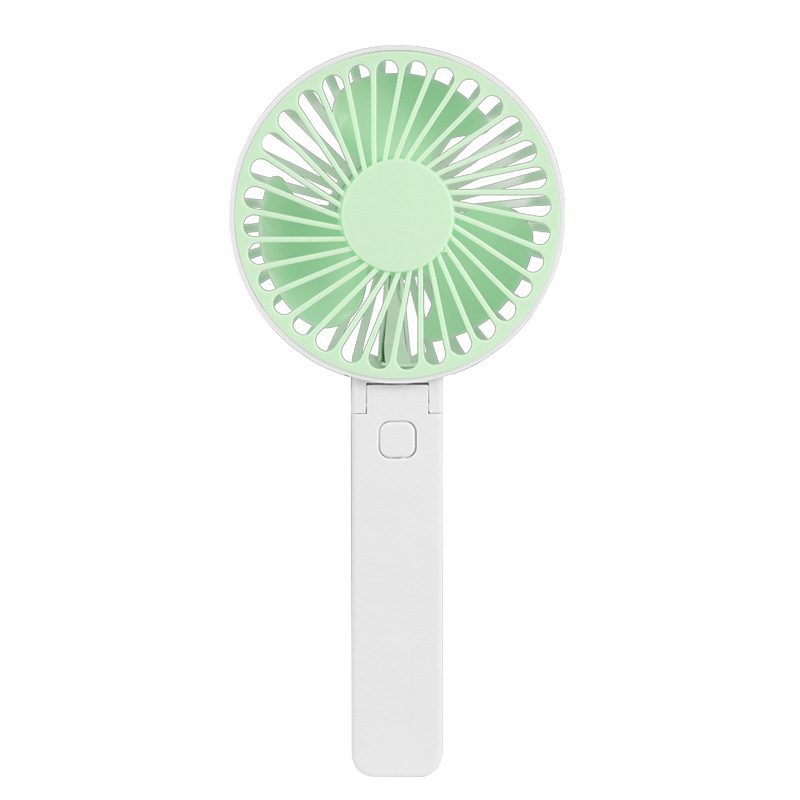 Summer new portable handheld small fan usb charging mini dormitory outdoor folding fan gift logo