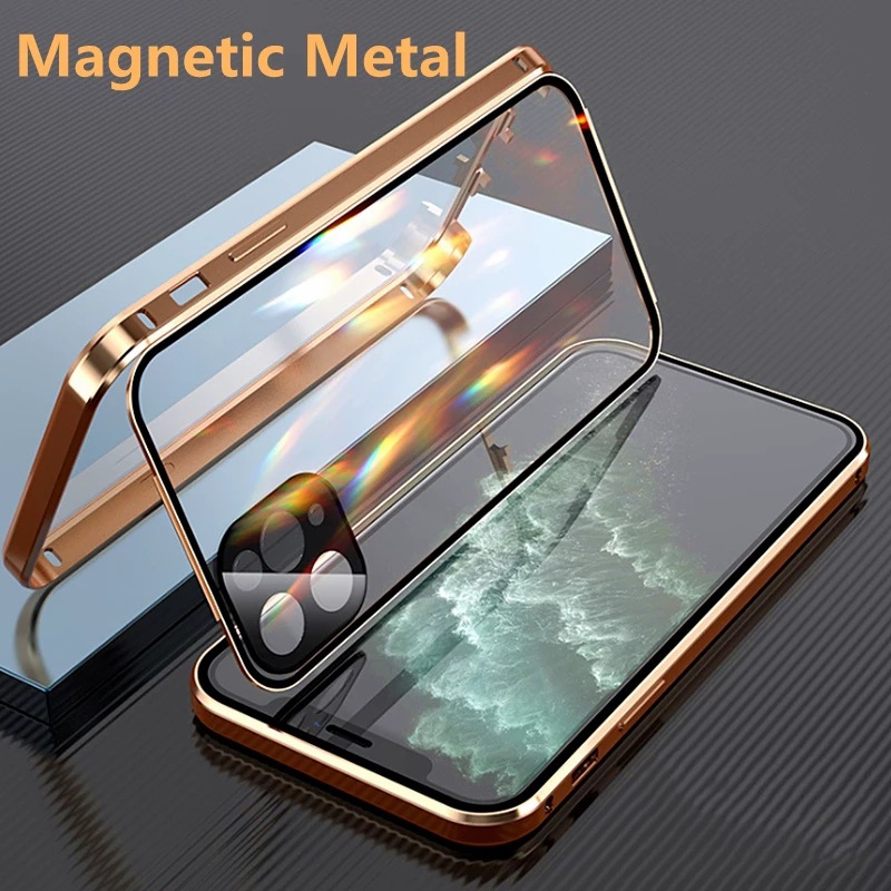 適用蘋果iphone15護鏡萬磁王手機殼透明防護精孔14promax全包玻璃