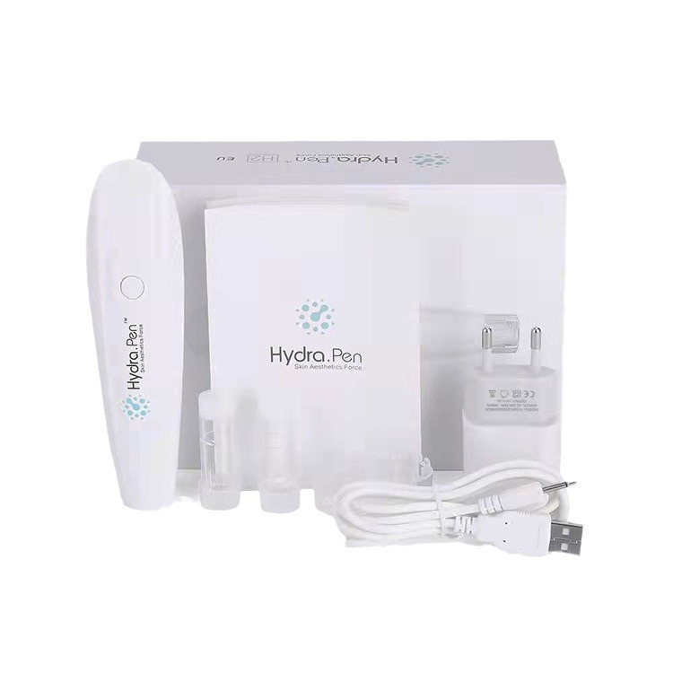 Three generations of Hydra.penH2 electric microneedle water soluble microneedle pen MTS electric microneedle small white pen water light guide instrument