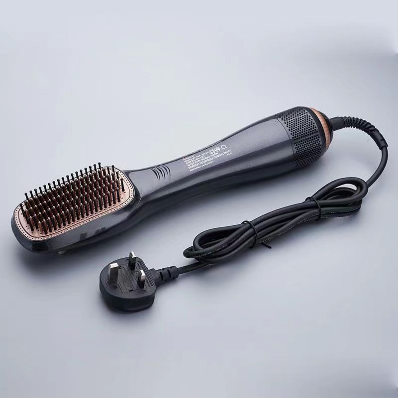 Cross-border new electric hair dryer three-in-one hot air comb hairdressing comb hair dryer iron curling iron