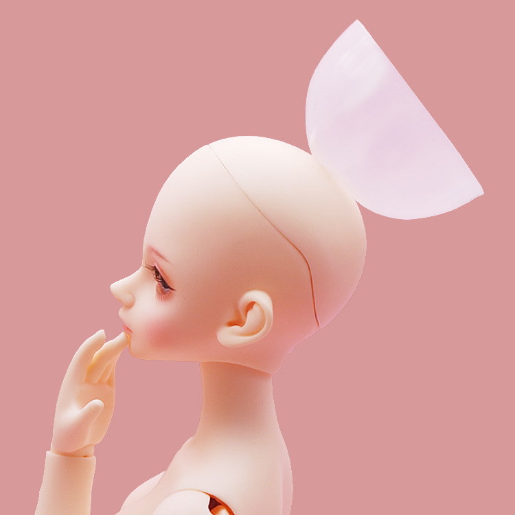 A variety of BJD headgear silicone headgear anti-staining small cloth 3 uncle 4 6 non-slip SD doll fixed wig