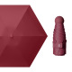 Five fold manual wine red thickened black glue opaque