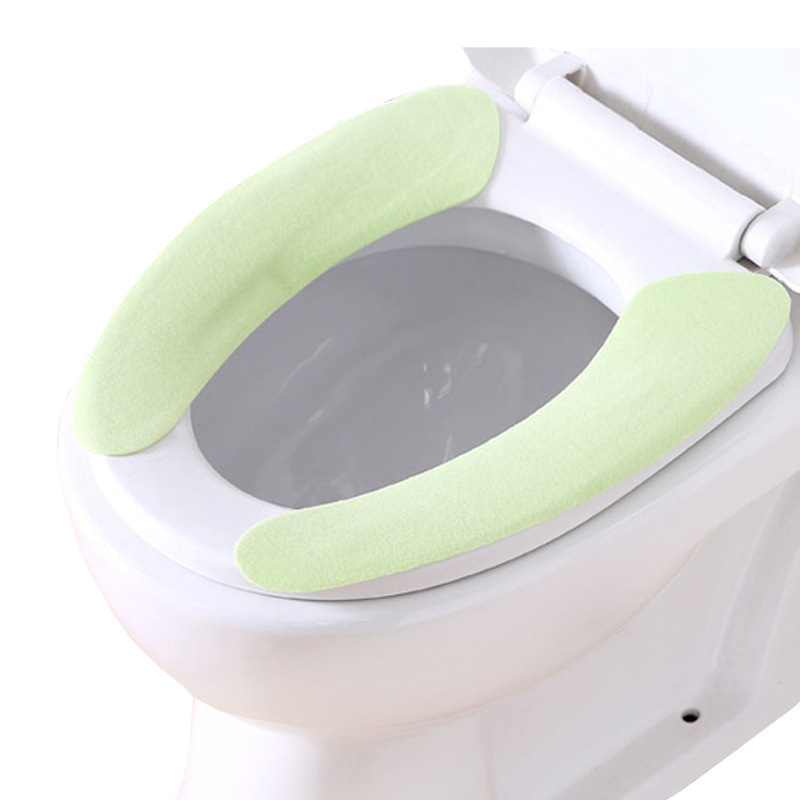 Toilet Cleaning Stickers Pads Covers Seat Lid Cover Toilet Mat Cushion Bathroom Accessories Home Decor Wall Decals