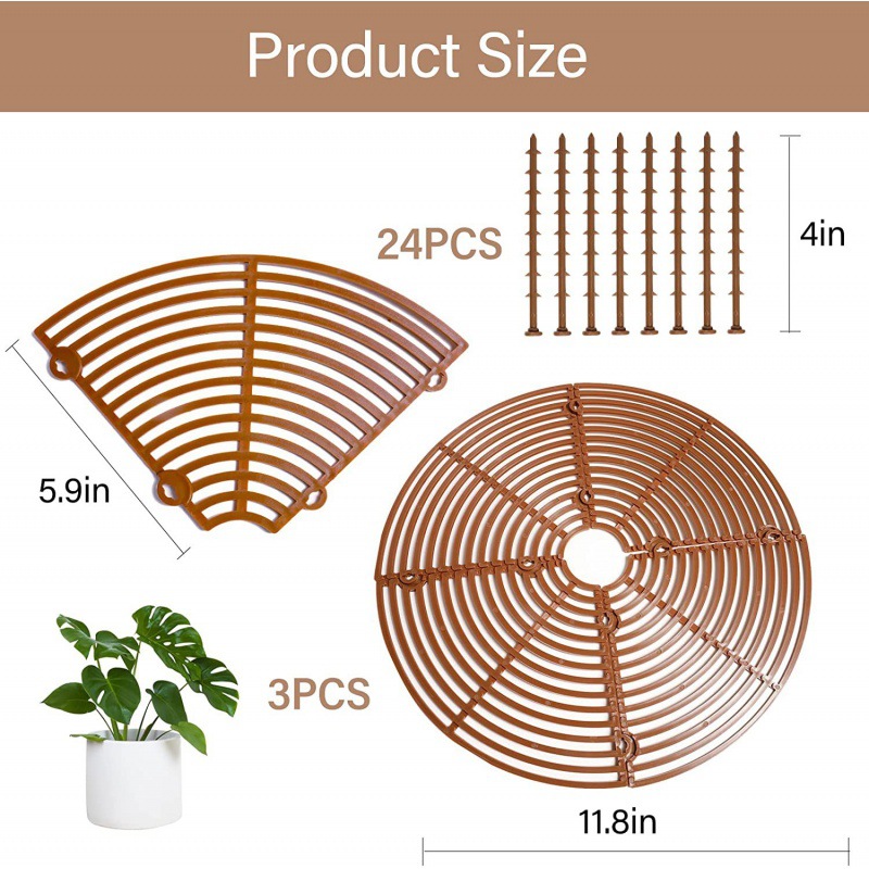 Plant Root Plugging Soil Protection Net Cover Anti-pouring Child Mouse Flower Pot Soil Protection Cover Anti-cat Tree Protection Cover