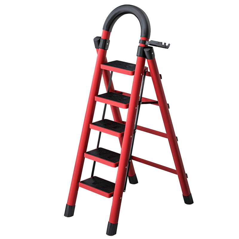 Ladder household folding retractable multi-functional thickened stair ladder herringbone ladder artifact housewarming happiness step by step