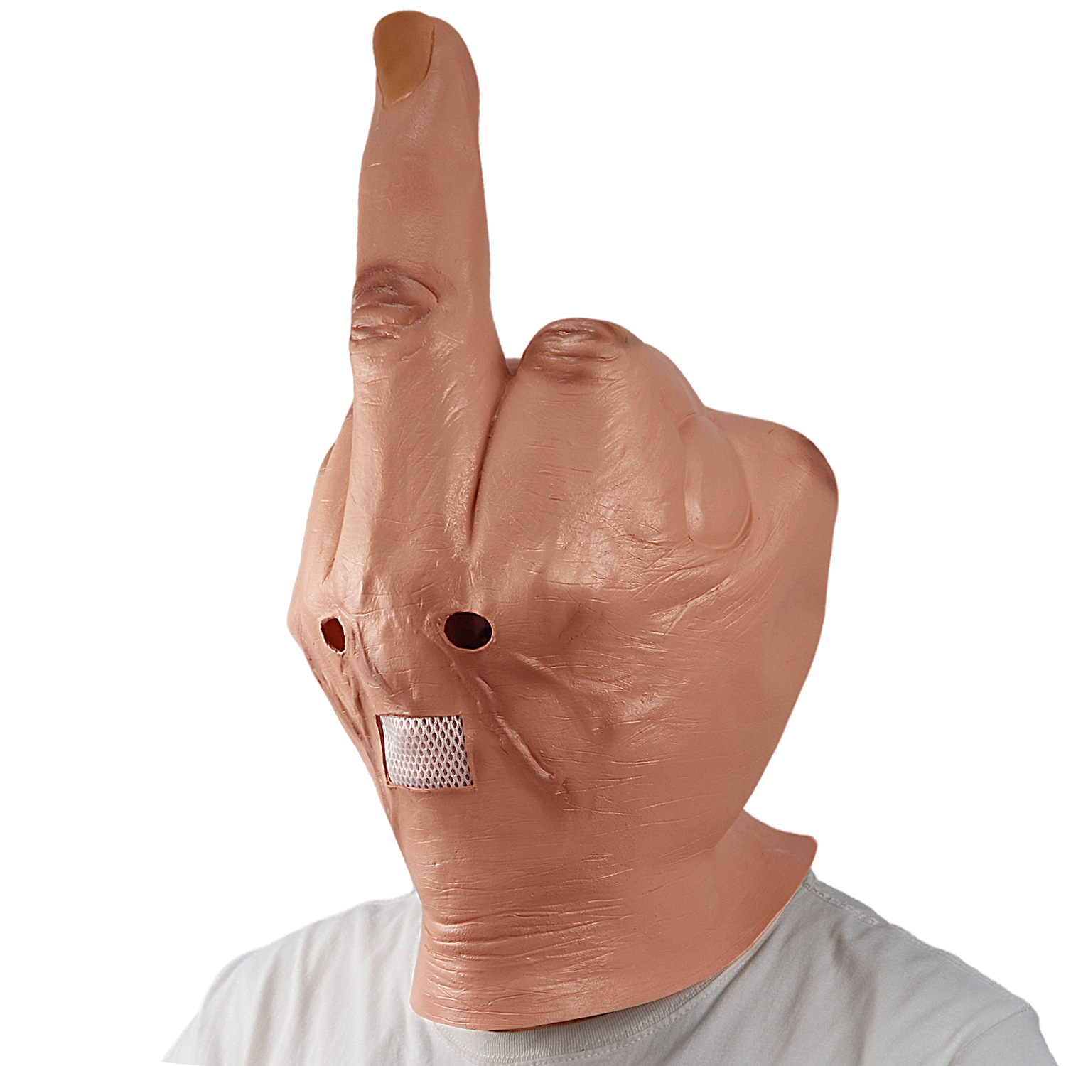 Despise middle finger mask Halloween spoof mask bar DJ spoof mask