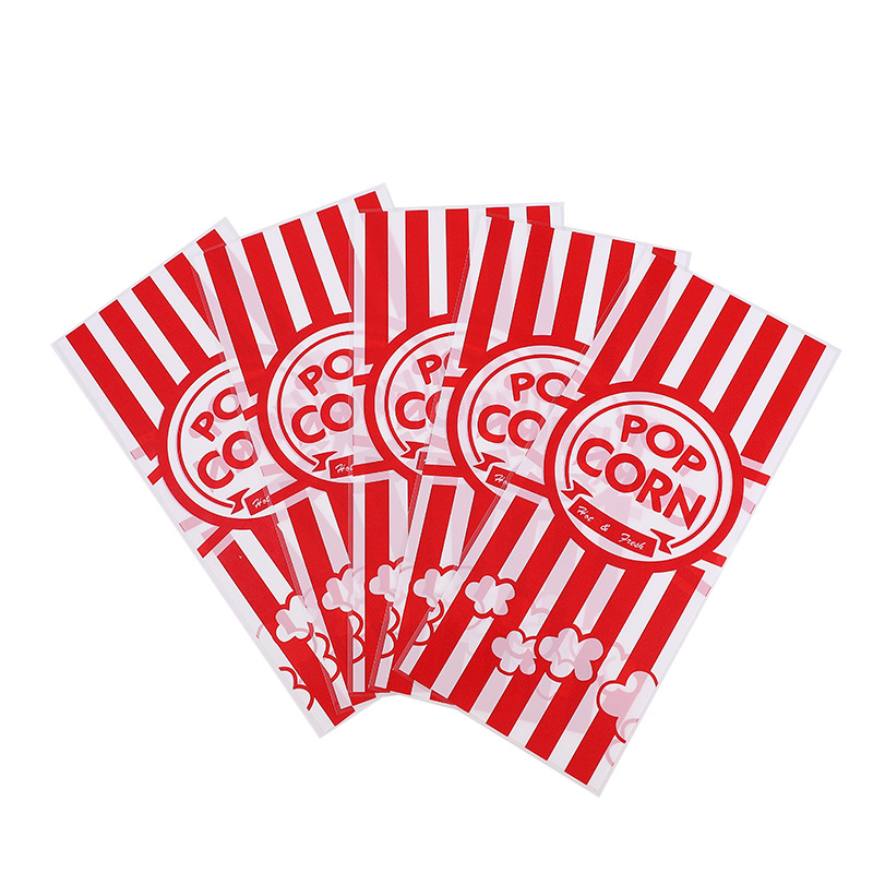 Color printing opp flat pocket candy popcorn biscuit bread toast bag casual baking food packaging bag