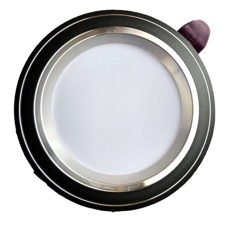 led downlight three-color dimming spotlight 7.5 opening 7/8/9cm 5W embedded household hole lamp living room small lamp